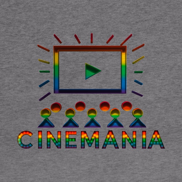 Cinemania PRIDE Logo T-Shirt by Cinemania World